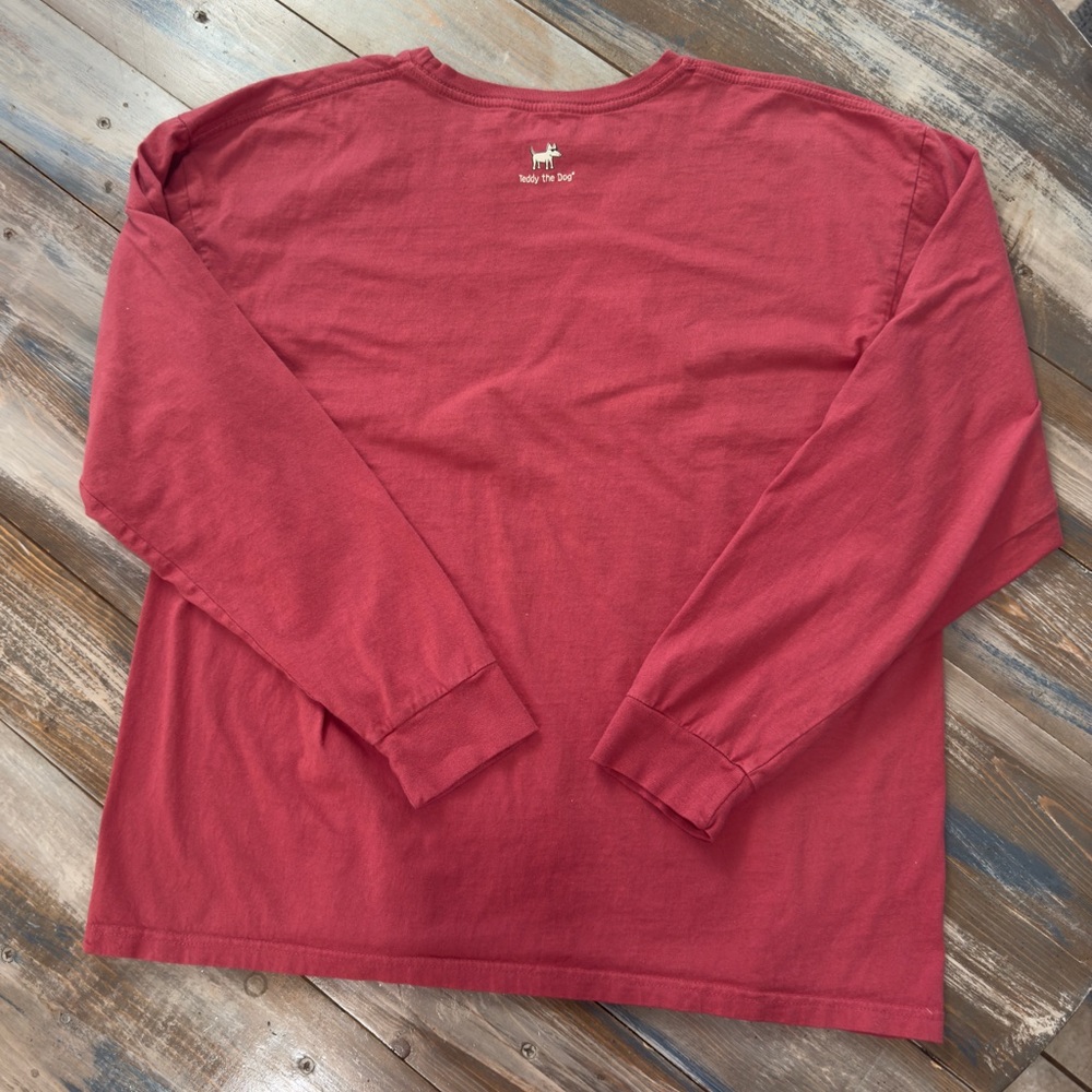 Teddy the Dog long sleeve tshirt “friends in low places”, size XL - Picture 4 of 6